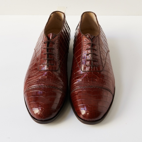 80s - SUSAN BENNIS - WARREN EDWARDS - Shoes - Men\'s - 10.5 - BR - Crocodile main image 4